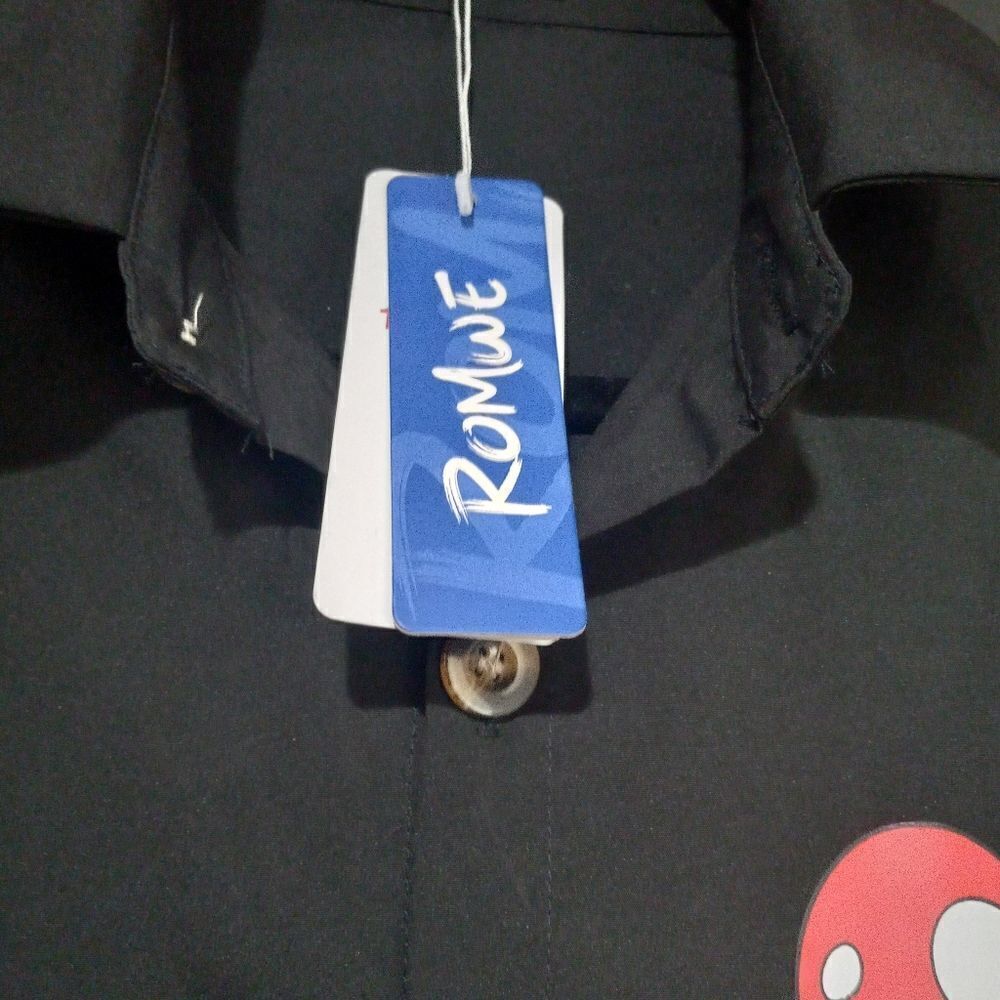 Romwe Smurfs Lightweight Jacket Button - Up - Picture 6 of 7